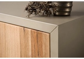 Tower Living Dressoir Van Eiken En Beton 4D Max - 220x45x85cm.