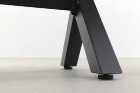 Verona betonlook tuintafel 220 x 100 cm. - Black