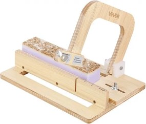 VEVOR Zeepsnijder 0-2 inch Verstelbare dikte, Houten zeepsnijder met verstelbare roestvrijstalen draadspanning, met extra draden, Multi-Handgemaakte DIY snijgereedschap