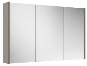 Adema Spiegelkast - 100x63x16cm -inclusief zijpanelen - taupe SW1212817/SW910736