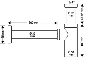 Differnz Force fonteinset keramiek met gebogen kraan chroom