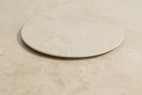 Taste by 4 Seasons Bosco Lazy Susan met keramisch blad Sabia Panna Ø 60 cm beige weerbestendig