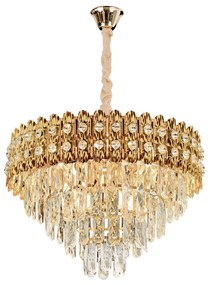 Hanglamp met kristallen G058-CP 60CM GOLD