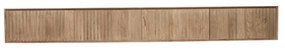 Starfurn Madison Naturel Hangend Tv-meubel Mangohout Ribbels 280 Cm - 280x35x30cm.