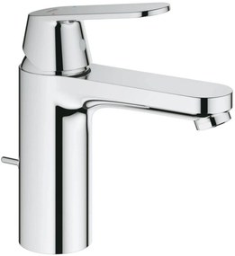 Grohe Eurosmart Cosmopolitan M-size wastafelkraan met koude start en trekwaste chroom