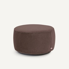 XL voetenbank in linnen fluwelen, Rosebury, ontwerp door Emmanuel Gallina