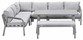 Garden Impressions Tarera lounge dining set 6-delig R - taupe