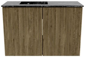Mondiaz Joya DLux 60cm toiletmeubel dusk met wastafel faye links 1 kraangat lava
