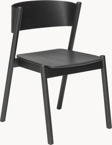 Eikenhouten eetstoel Oblique