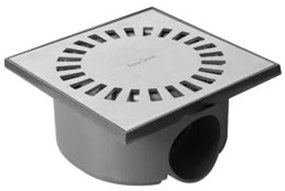 Easy Drain Aqua compact vloerput abs 15x15cm waterslot 50 mm rvs AQUACOM5015X15