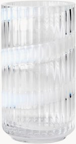 Mondgeblazen glazen vaas Lyngby, H 16 cm