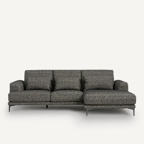 Zitbank met hoek rechts in bouclé, Marsile