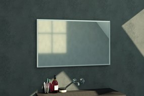 Sanituba Silhouette 120x70cm spiegel met RVS look omlijsting