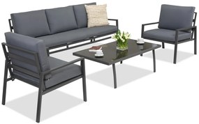 Moderne metalen tuinmeubelen Vigo Garden Point antraciet