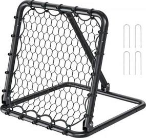 VEVOR Soccer Rebounder Kick-Back Net 34 x 34 inch Draagbare voetbaltrainingscadeaus, doelnet met volledig verstelbare hoeken, hulpmiddelen en uitrusting voor alle leeftijden