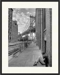 Ingelijste digitale print In Brooklyn