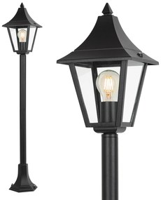 Tuinlamp Livorno Terras Zwart Tuinverlichting Zwart E27 Tuinverlichting Zwart E27