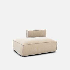 Loungebank, links, vintage fluweel, Seven