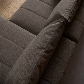 Bruine Bank Met Decoratieve Strepen Hoek Rechts