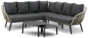 Hoek loungeset 4 personen Wicker Taupe  Coco Coco Leonardo