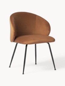 Fluwelen stoelen Luisa, 2 stuks