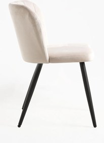 Set 4 Luk Fluwelen Stoelen