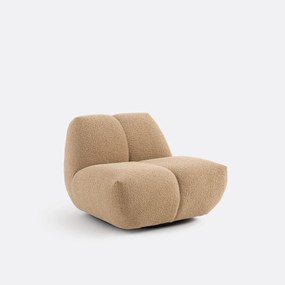 Draaifauteuil, dikke badstof, Nuria