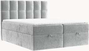 Handgemaakt chenille divan bed Essence met opbergruimte, H4