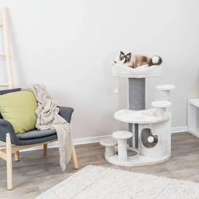 TRIXIE Kattenmeubel Emil 96 cm lichtgrijs