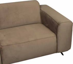 Hoekbank - Lambada - links - velours Juke taupe 12