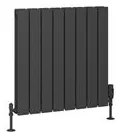 Eastbrook Addington type 20 radiator 60x60cm 803W antraciet