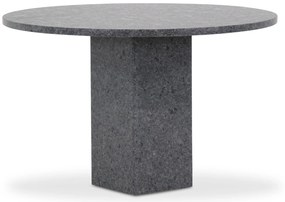 Dining Tuintafel rond 120 cm Grijs Graniet