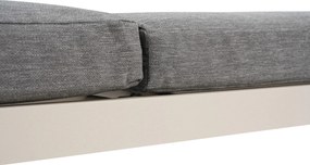 Lifestyle Garden Furniture Mateo Ligbed Met Kussen Loft/dark Grey Aluminium Taupe