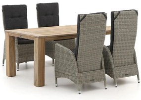 Intenso Fabrizi/ROUGH-X 180cm dining tuinset 5-delig verstelbaar