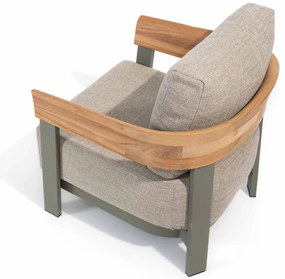 4 Seasons Outdoor Varenna loungestoel olijfgroen SALE     weerbestendig