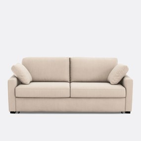 Slaapbank in ribfluweel, Comfort Bultex®, Timor