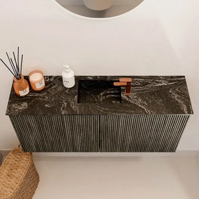 Mondiaz Joya DLux 90cm toiletmeubel shadow met wastafel faye midden 1 kraangat lava