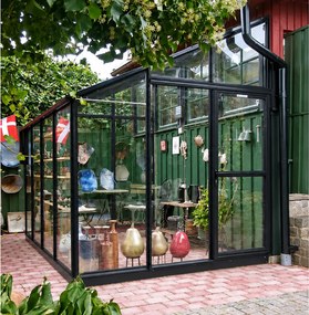 Filclair Culti-Luxx muurserre - 2,25 x 3,75m - Zwart