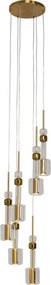 Trapse Hanglamp Goud En Glas