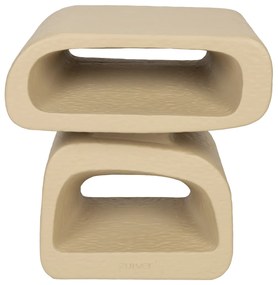 Zuiver Eddy Organische Bijzettafel Beige - 43x35x44cm.