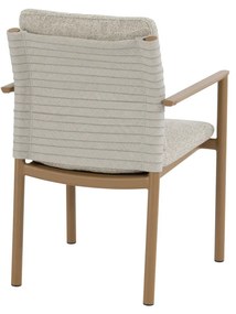 4 Seasons Outdoor Safina tuinset amber met Colorado tafel met keramisch blad 160 cm Tuinset   beige weerbestendig