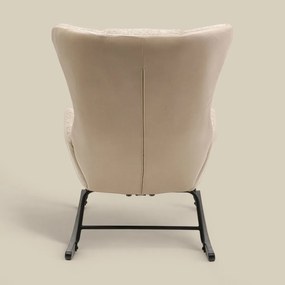 Beige Schommelstoel