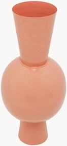 Grote stalen vaas Blow, H 83 cm