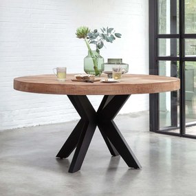 DTP Home Masterpiece Darwin Teakhouten Eettafel Rond 130 Cm - 130 X 130cm.