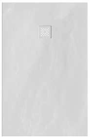 Brauer Crag douchebak 90x140x3cm mat wit
