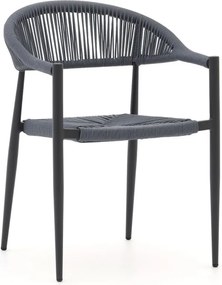 Dining tuinstoel | Manifesto  Belpasso | Aluminium | Grijs | Stapelbaar | Kees Smit Tuinmeubelen