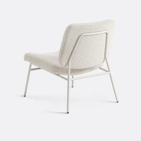 Fauteuil van bouclette Sarlia