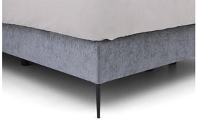 Goossens Boxspring Ease Classic Incl. Matras, Vlak 140 x 200 cm (=2x 70 x 200 cm) met hoofdbord + 2x matras shapes 1