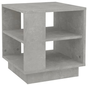 vidaXL Salontafel 40x40x43 cm bewerkt hout betongrijs