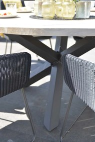 Taste by 4SO Ronde Tuintafel - Louvre - Ø 160 cm - Teak / Aluminium - Taste by 4SO